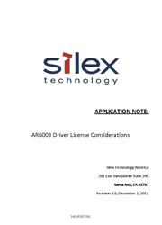 サムネイル画像：AR6003 Driver License Considerations（英語）