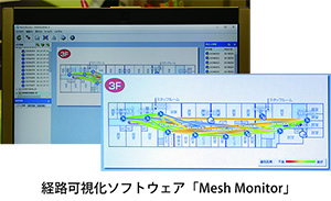 経路可視化ソフトウェア「MeshMonitor」