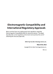 サムネイル画像：Electromagnetic Compatibility and International Regulatory Approvals (英語）